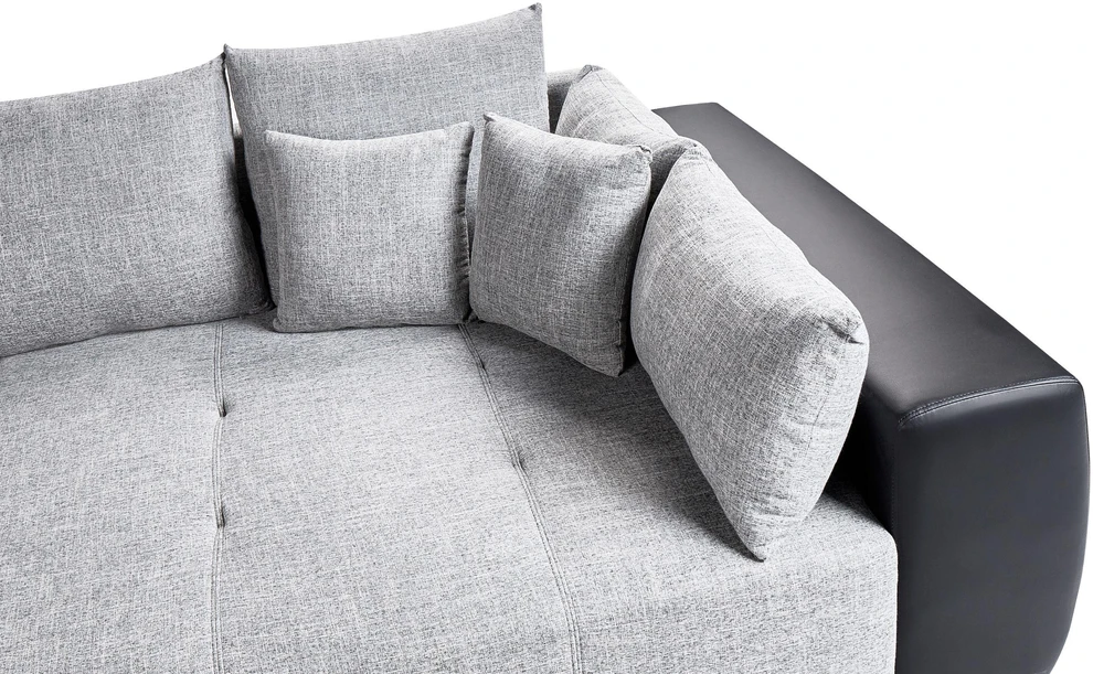 Beliani 4 vietų sofa TORPO pilka