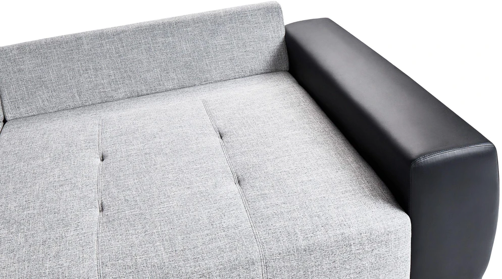 Beliani 4 vietų sofa TORPO pilka