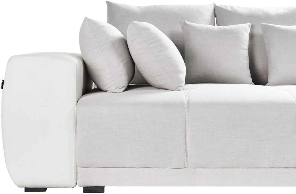Beliani 4 vietų sofa TORPO šviesiai smėlio spalvos