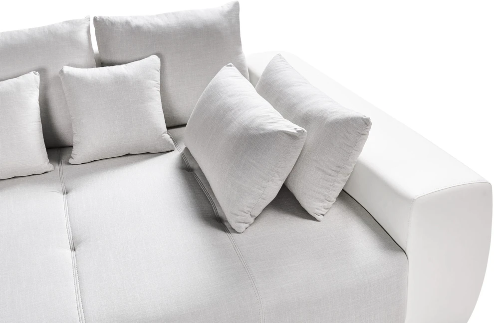 Beliani 4 vietų sofa TORPO šviesiai smėlio spalvos