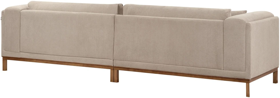 Beliani 4 vietų sofa VENG smėlio pilkos spalvos