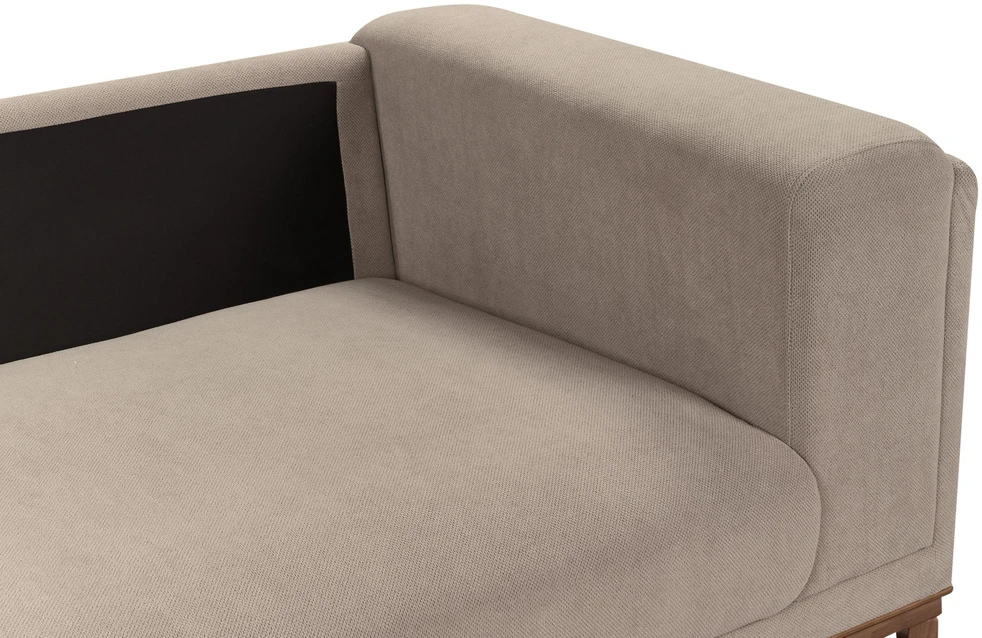 Beliani 4 vietų sofa VENG smėlio pilkos spalvos