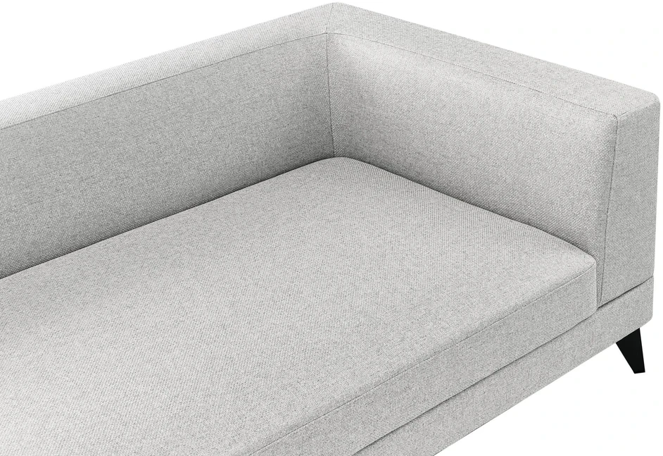 Beliani 4 vietų sofa YURI sintetinio lino pilka