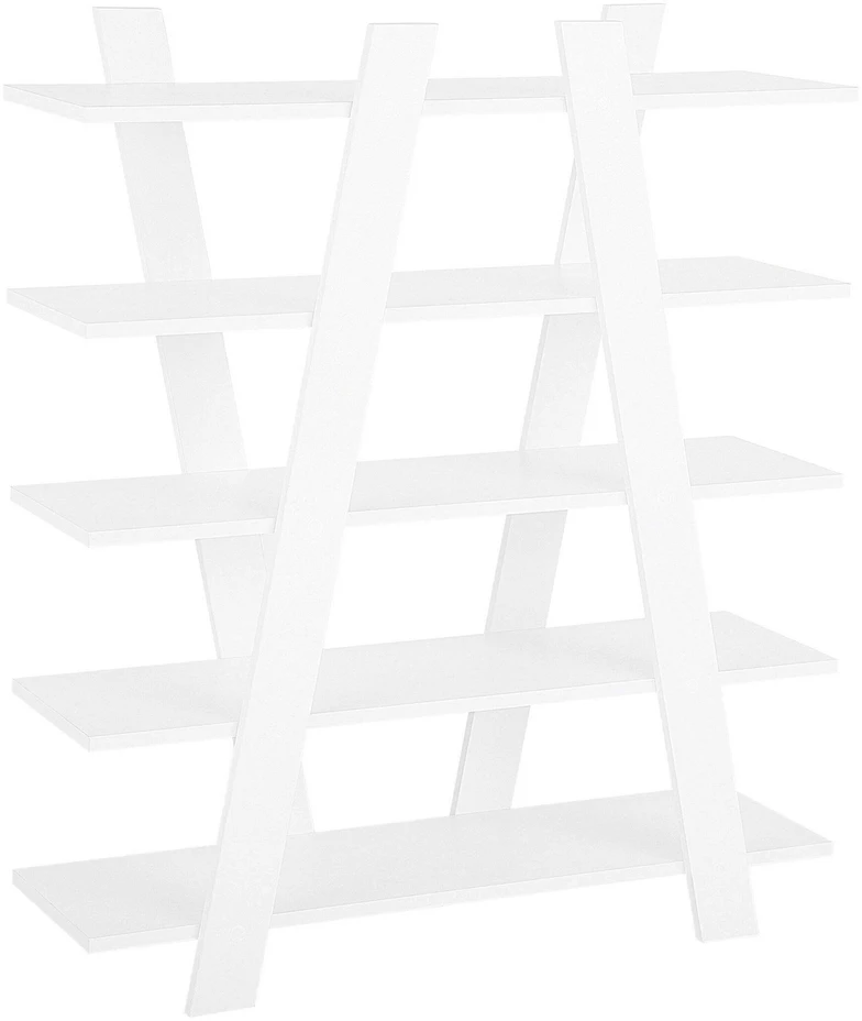 Beliani 5 lentynų knygų stovas ESCALANTE 116 cm, baltas