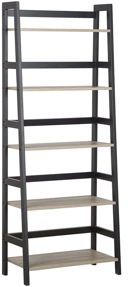 Beliani 5 lentynų stovas CROYDON 163 cm juodas