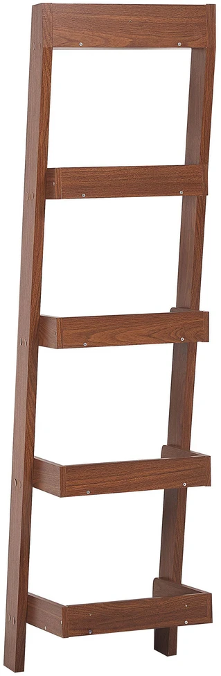 Beliani 5 lentynų stovas MOBILE DUO 169 cm tamsiai rudas