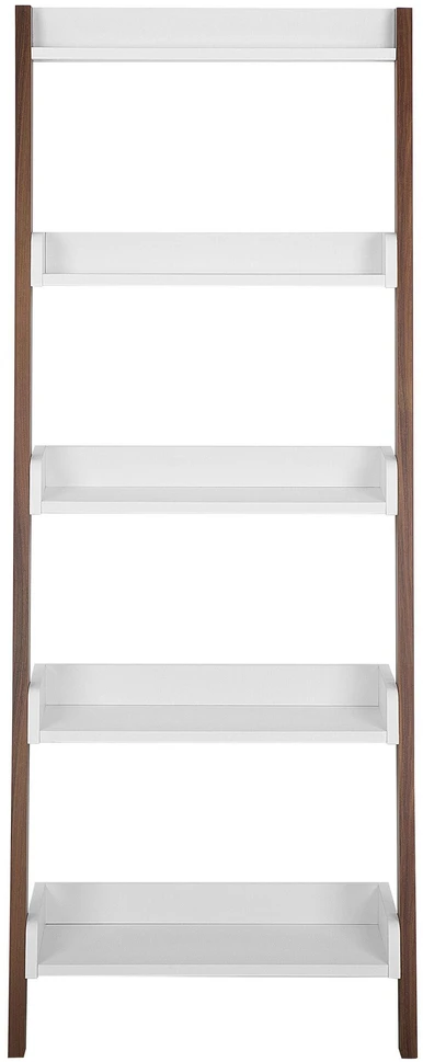 Beliani 5 lentynų stovas MOBILE TRIO 164 cm, rudas/baltas