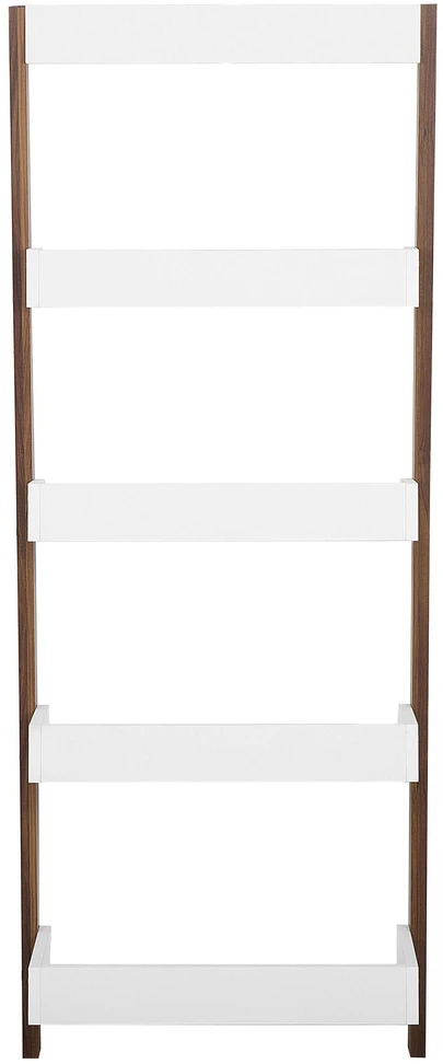 Beliani 5 lentynų stovas MOBILE TRIO 164 cm, rudas/baltas