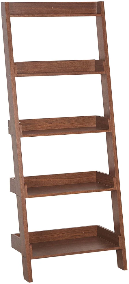 Beliani 5 lentynų stovas MOBILE TRIO 167 cm, tamsiai rudas