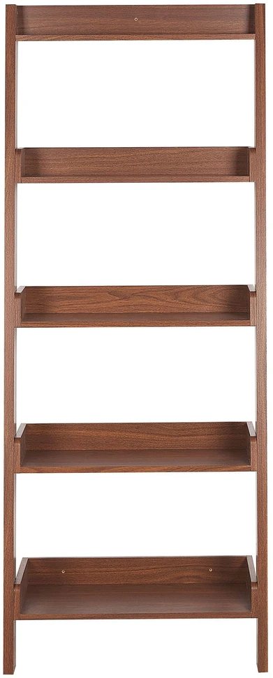 Beliani 5 lentynų stovas MOBILE TRIO 167 cm, tamsiai rudas