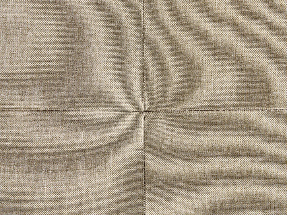 Beliani 5-vietė kampinė sofa NORREA, šviesiai smėlio spalvos, kairinė