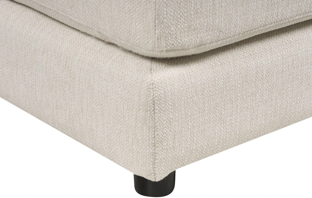 Beliani 5 vietų kampinė sofa LILVIKEN, šviesiai smėlio spalvos