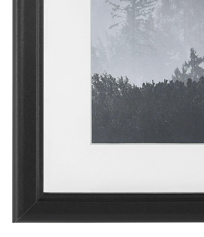 Nuotraukų rėmelis Beliani 6 nuotraukų rėmelių rinkinys ZINARE peizažas, juodas
