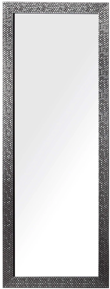 Beliani AJACCIO sieninis veidrodis 50 cm 130 cm sidabrinis