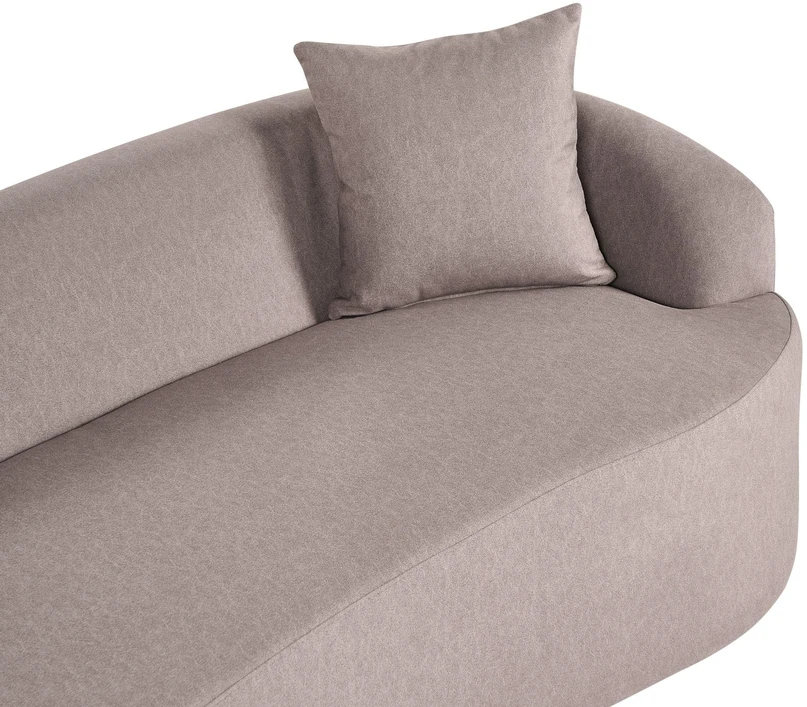 Beliani AMAL sofa, smėlio ir pilkšvos spalvos