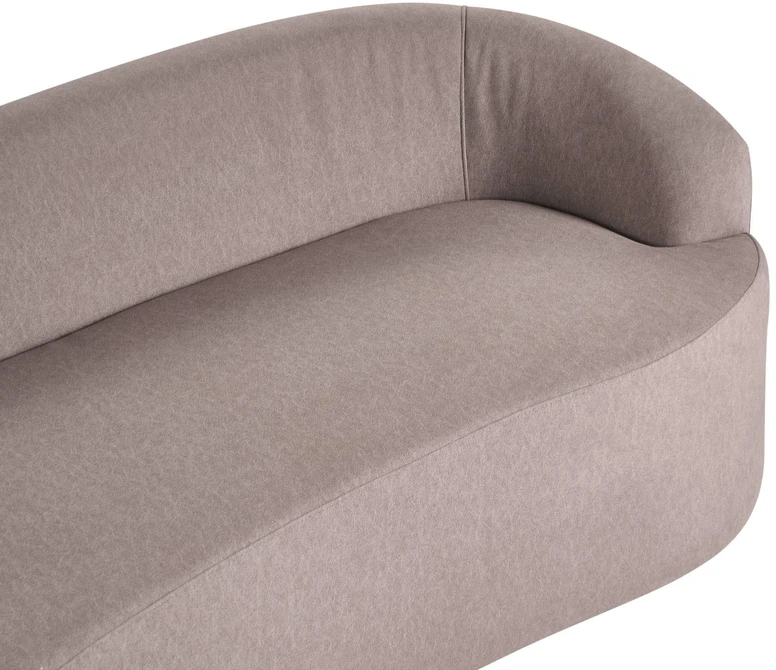 Beliani AMAL sofa, smėlio ir pilkšvos spalvos