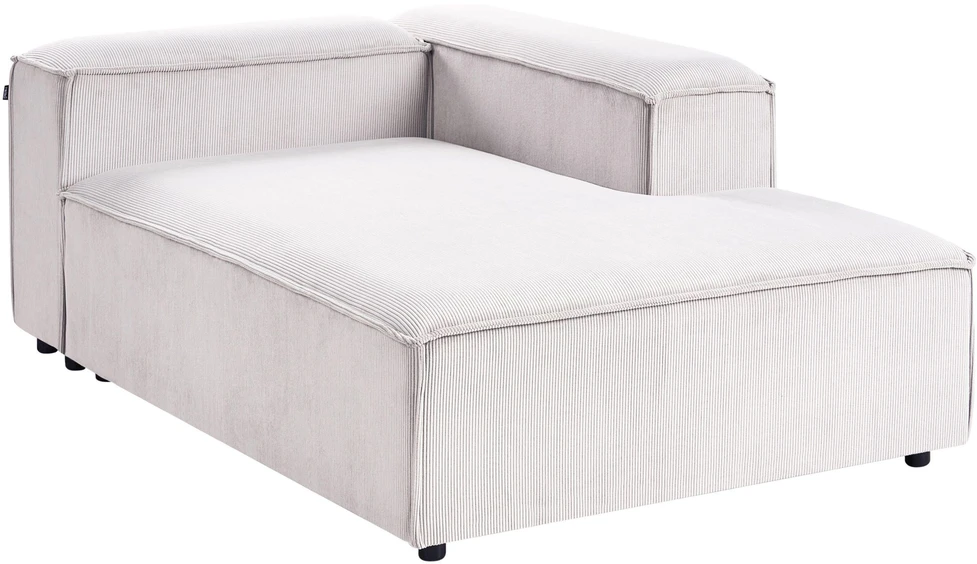 Beliani ARDAL 5 vietų modulinė kampinė sofa, spalva: kreminė balta, medžiaga: velvetas