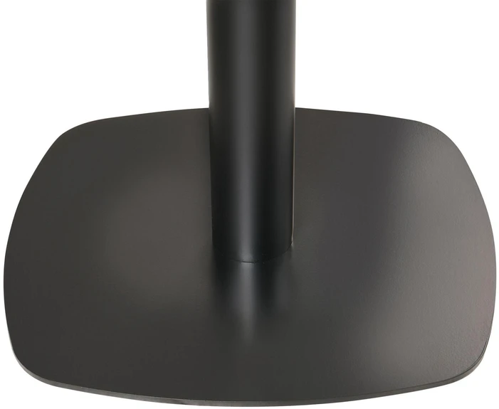 Beliani Baro stalas MORELLA juodos/tamsiai rudos spalvos 60 cm 60 cm