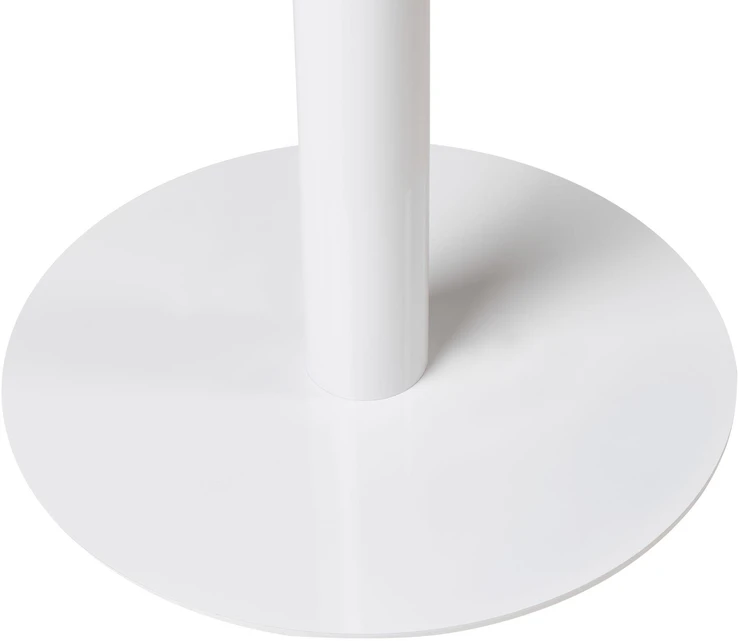 Beliani Baro stalas MORELLA šviesiai rudas / baltas 60 cm 60 cm