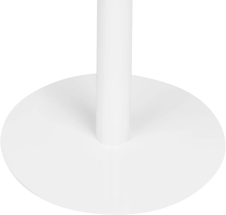 Beliani Baro stalas MORELLA šviesiai rudas / baltas 80 cm 80 cm