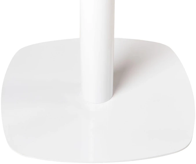 Beliani Baro stalas MORELLA šviesiai rudas / baltas 60 cm 60 cm