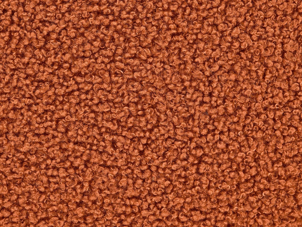 Beliani BEAUFORT pufas, „bouclé“, rudas
