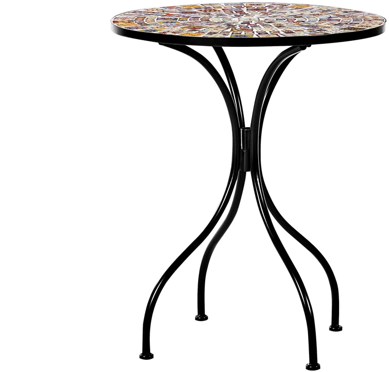Beliani Bistro stalas CASARIO, 60 × 60 cm, juodas