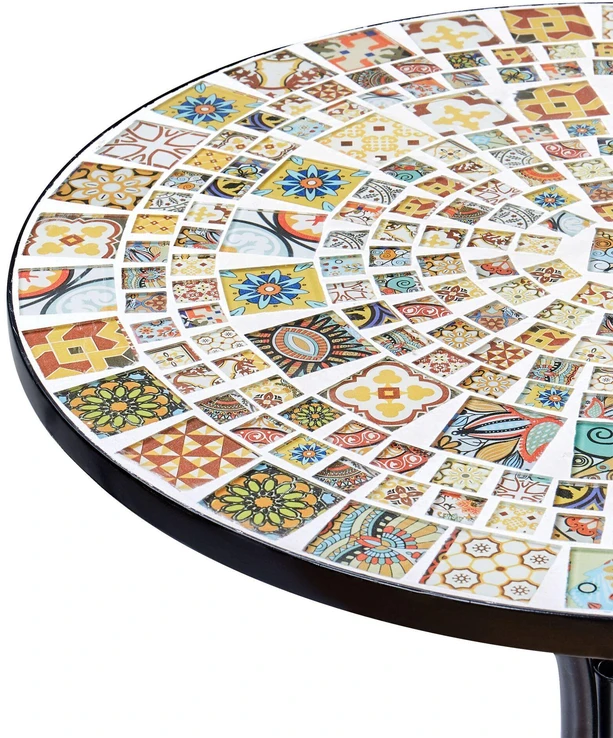 Beliani Bistro stalas CASARIO, 60 × 60 cm, juodas