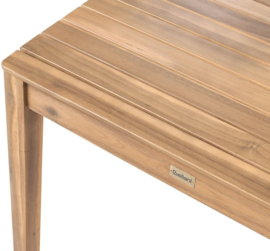 Beliani Bistro stalas CHIOGGIA 70 cm x 70 cm, sertifikuota akacijos mediena, šviesiai rudas