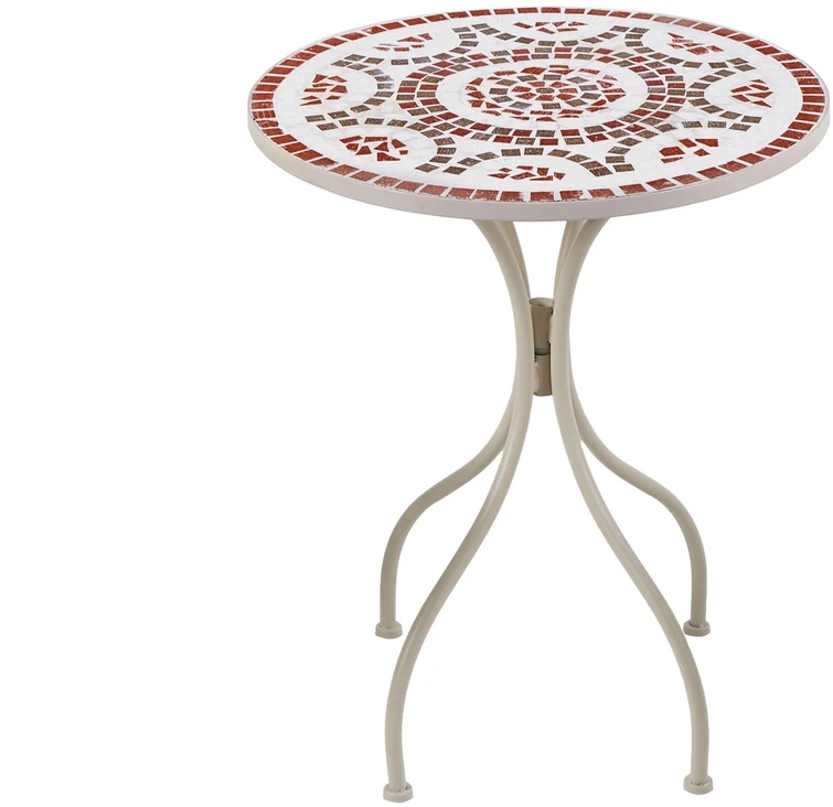 Beliani Bistro stalas SPELLO 60 cm 60 cm Baltas