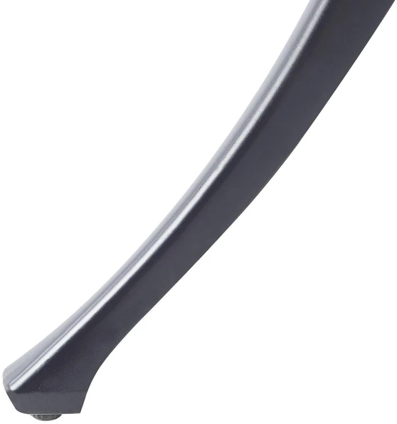 Beliani Bistro staliukas ANCONA 90 cm Metalinis Juodas