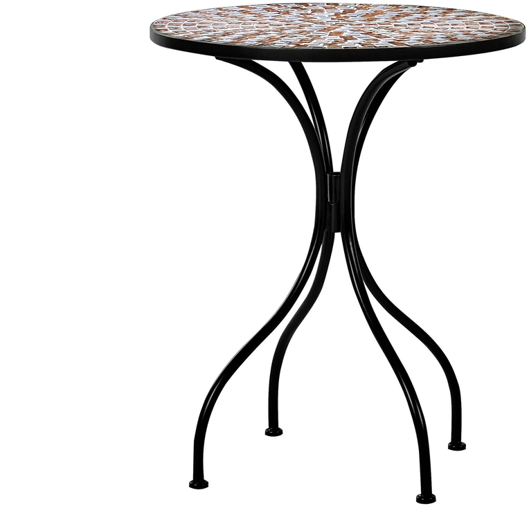 Beliani Bistro staliukas CARPINO 60 cm juodas