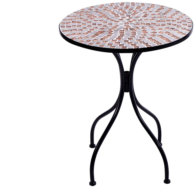 Beliani Bistro staliukas CARPINO 60 cm juodas