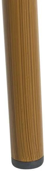 Beliani Bistro staliukas CASPRI 80 cm 80 cm technoratanas mėlyna/balta