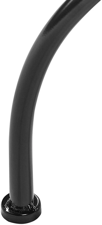 Beliani Bistro staliukas CIVITA 60 cm, metalinis, juodas