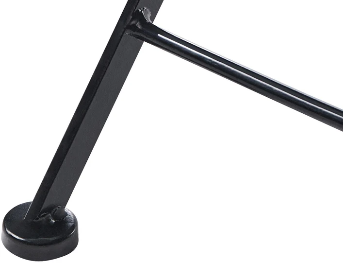 Beliani Bistro staliukas COLLIO 60 cm metalinis juodas