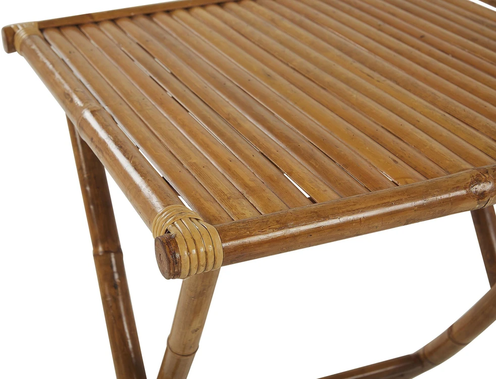 Beliani Bistro staliukas MOLISE 70 cm 70 cm Bambukas Rudas