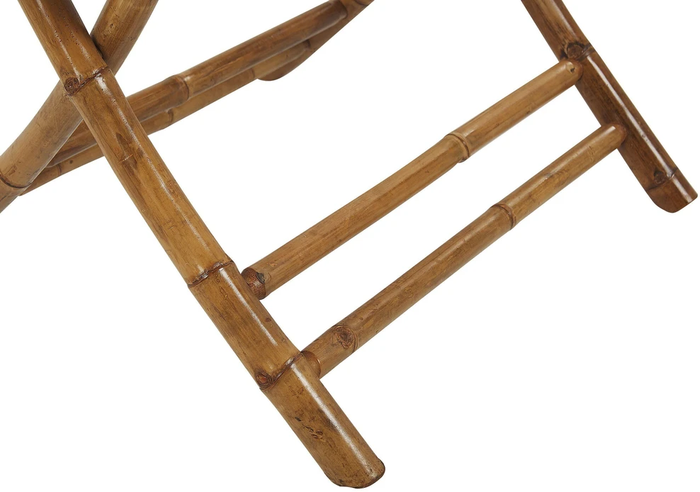 Beliani Bistro staliukas MOLISE 70 cm 70 cm Bambukas Rudas