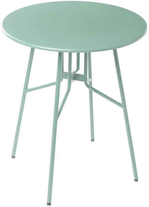 Beliani Bistro staliukas TALTAL 64 cm 64 cm Metalinis Šviesiai žalias