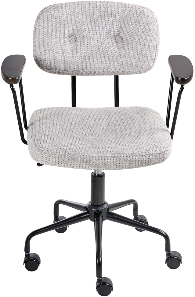 Beliani Biuro kėdė ALGERITA šviesiai pilka