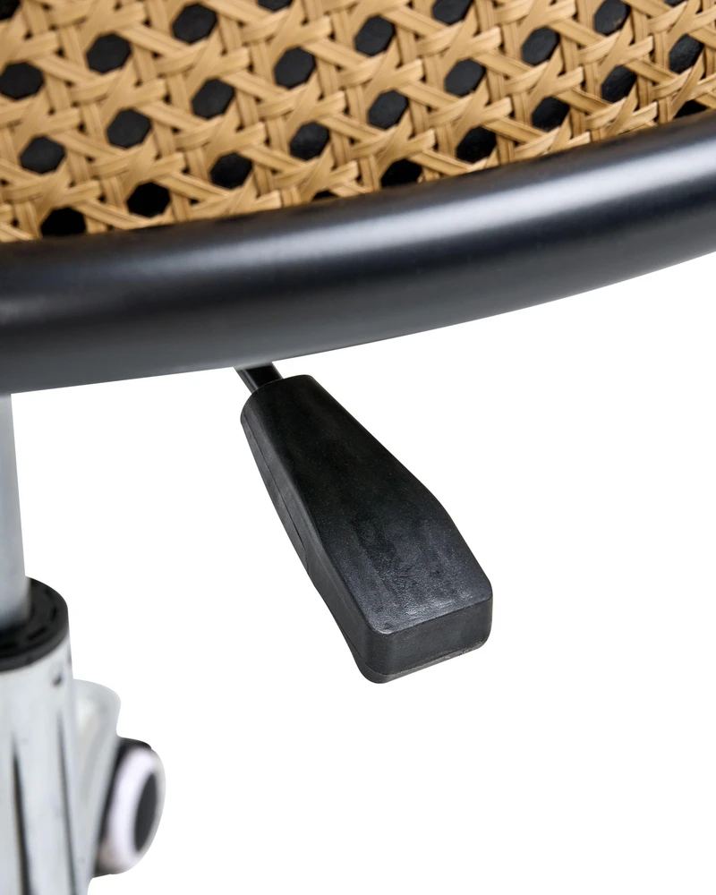 Beliani Biuro kėdė BALTIMORE eko-oda juoda