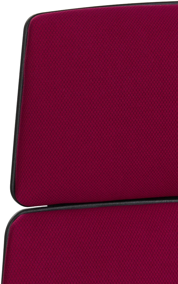 Beliani Biuro kėdė DELIGHT bordo spalvos