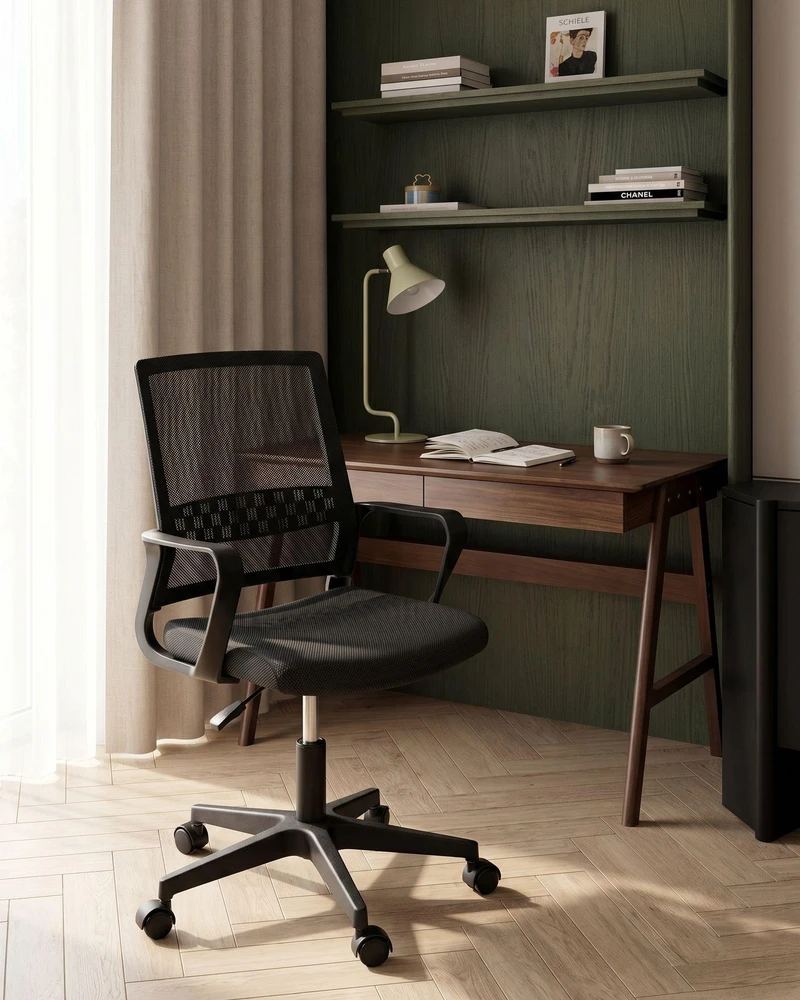 Beliani Biuro kėdė EASE juoda