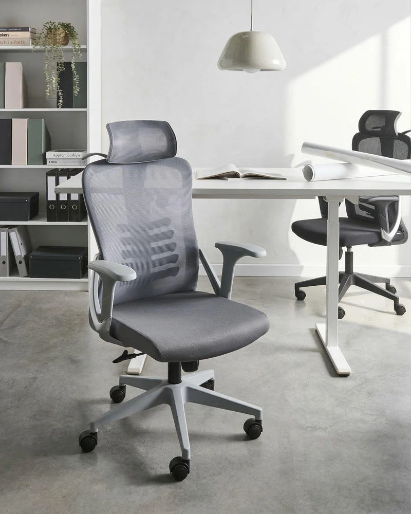 Beliani Biuro kėdė ERGONOX pilka