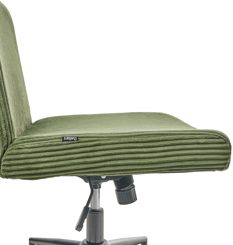 Beliani Biuro kėdė GEDDES velvetinė žalia