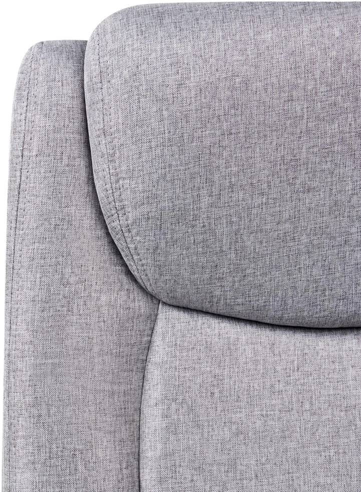 Beliani Biuro kėdė GRACEFUL linas, pilka