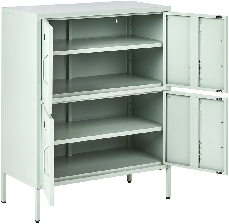 Beliani Biuro spintelė HOLBECK, metalinė, žalia