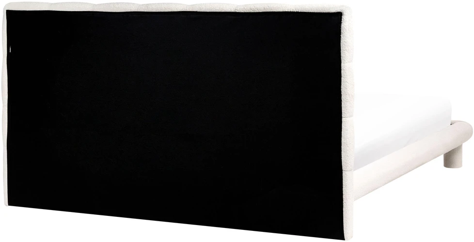 Beliani „Boucle“ lova CRESSAT 180 x 200 cm, kreminė balta