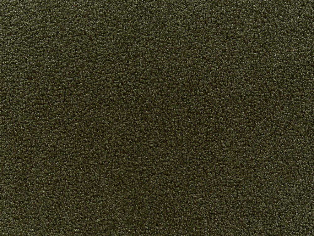 Beliani Bouclé lova LINARDS 180 x 200 cm, tamsiai žalia