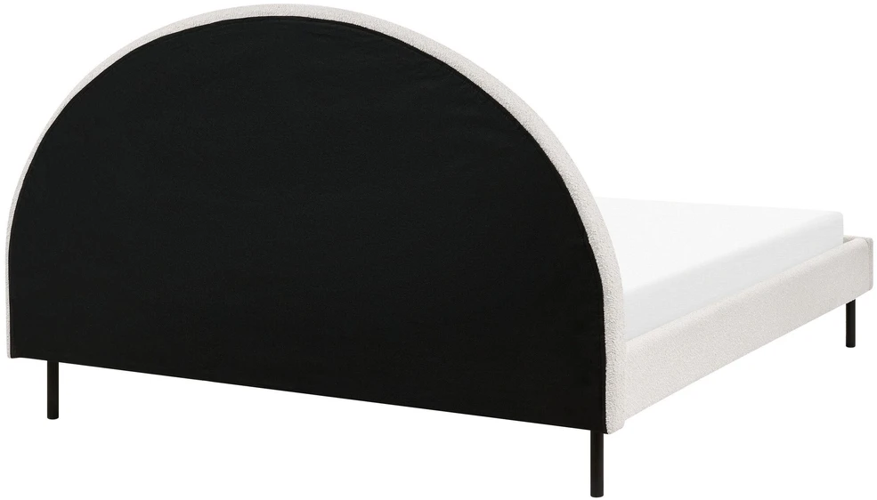 Beliani Boucle lova MARGUT 160 x 200 cm, balta